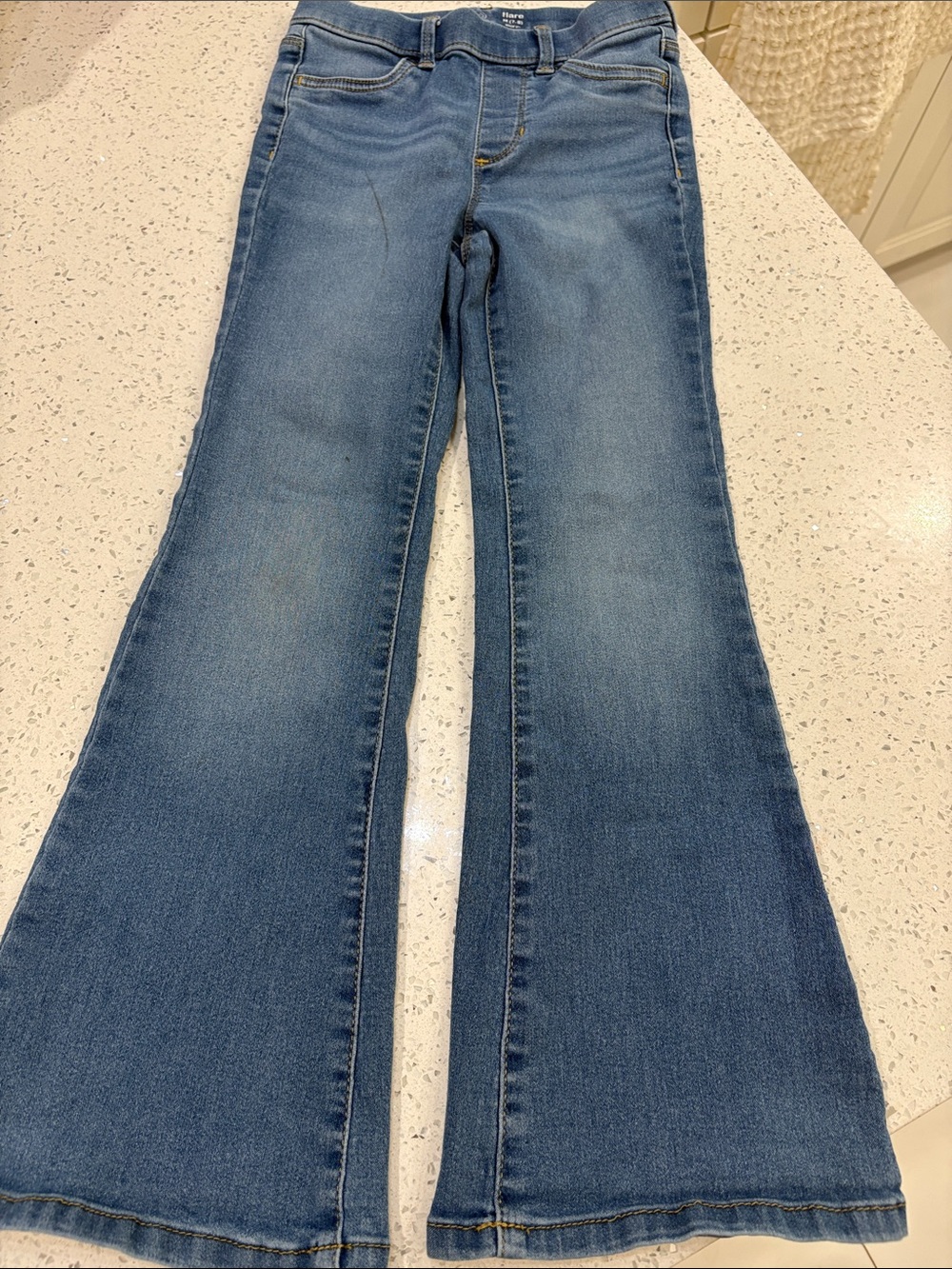 Cat & Jack & Wonder Nation pull up Light, Medium & Dark Blue jeans size 7/8 - Picture 7 of 13